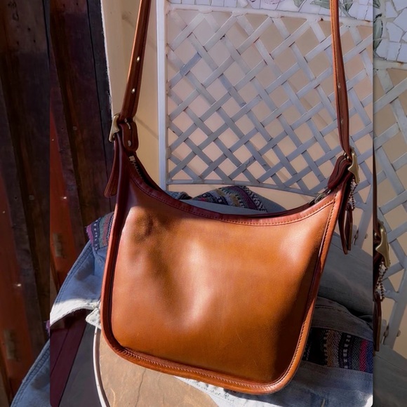 VINTAGE COACH JANICE’S LEGACY BURNISHED CROSSBODY BAG 9950 - Picture 5 of 17